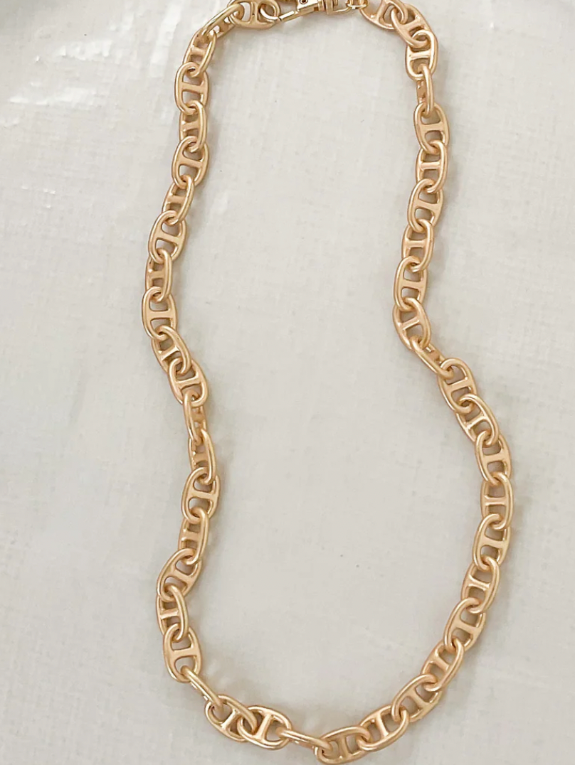 Virtue Jewelry 18" Gold Helix Chain Necklace