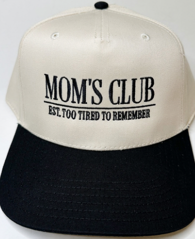 The Happiest Mom's Club Hat in Black