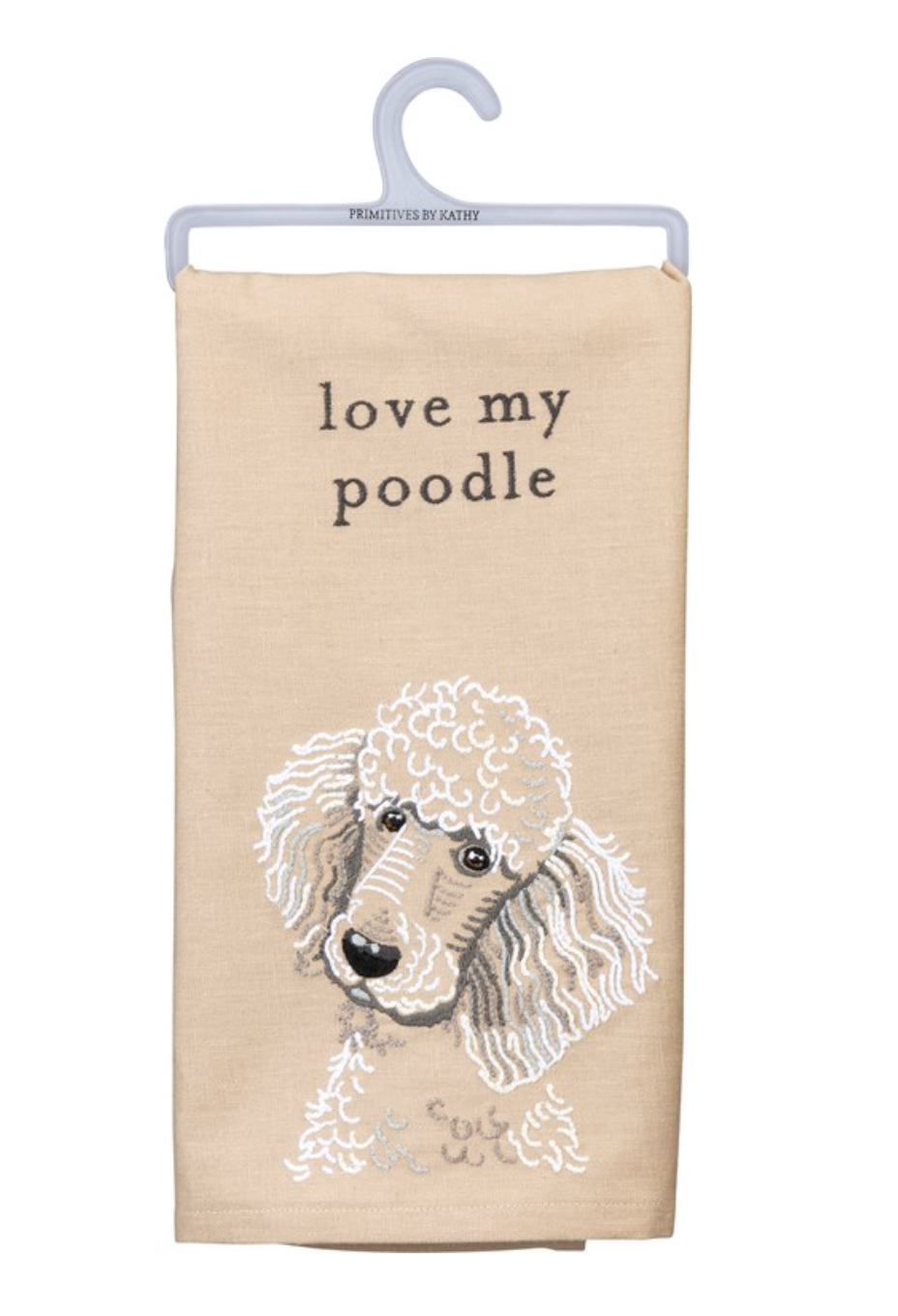 PBK Love My Poodle Kitchen Towel