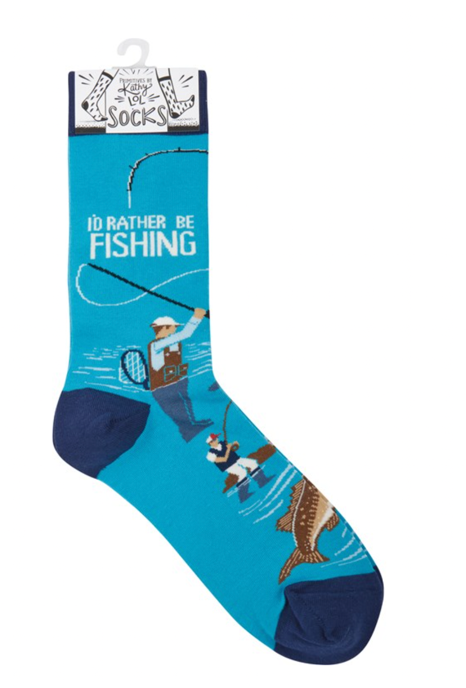 PBK I'd Rather Be Fishing Socks