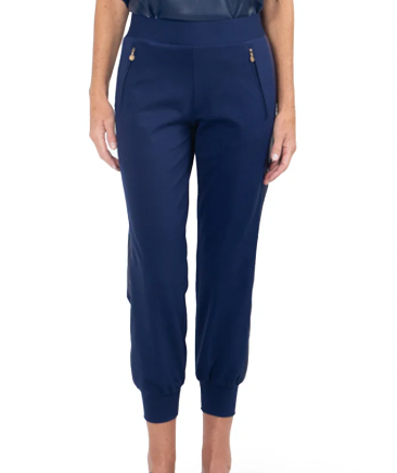 Emily McCarthy Downtown Jogger- Navy Ponte