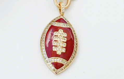 Virtue Jewelry Football Charm