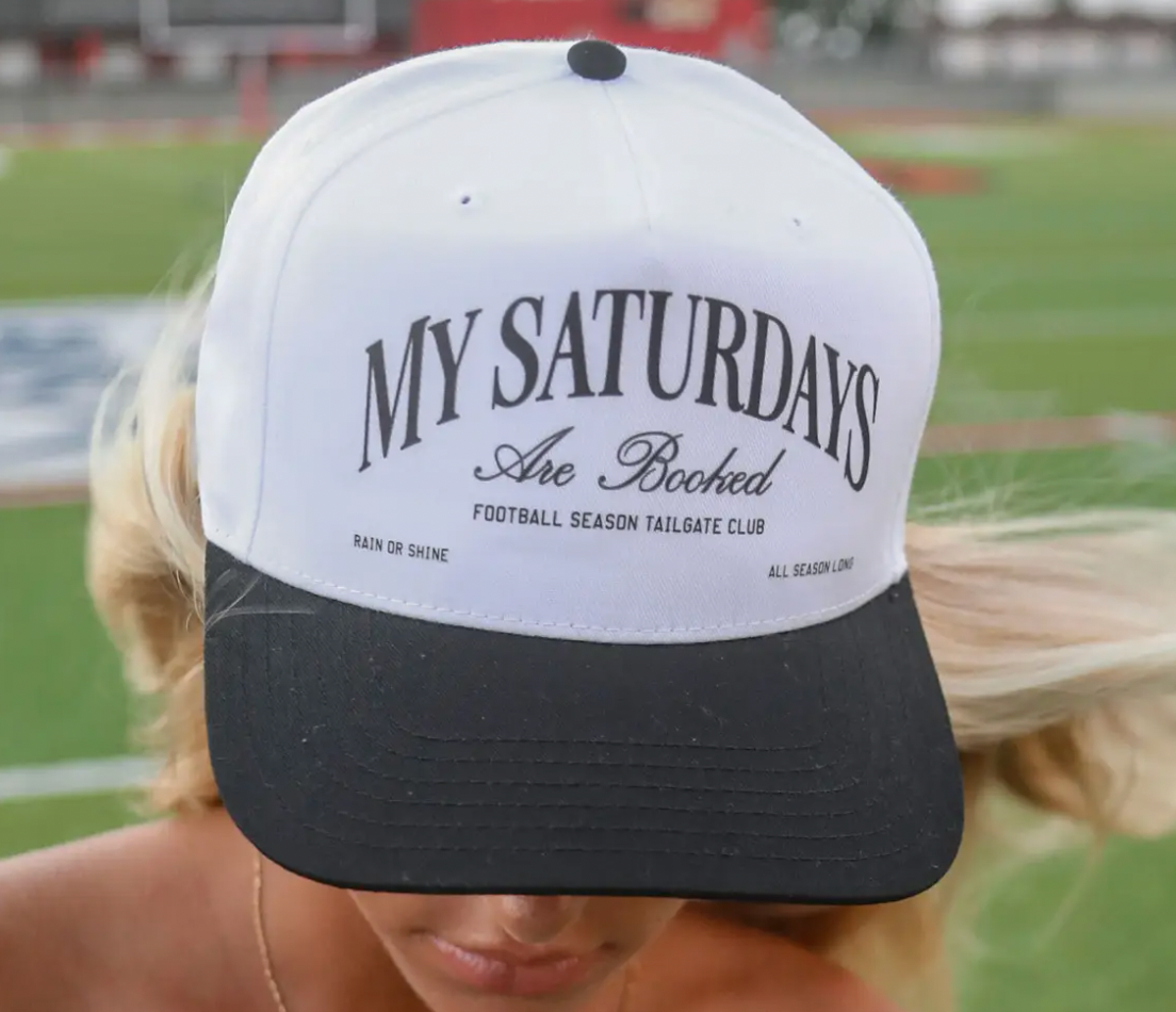 My Saturdays Are Booked Trucker Hat