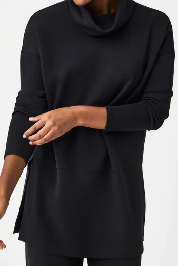 SPANX AirEssentials Turtleneck Tunic- Very Black