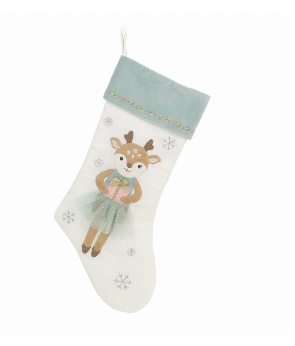 Mon Ami Reindeer Christmas Stocking