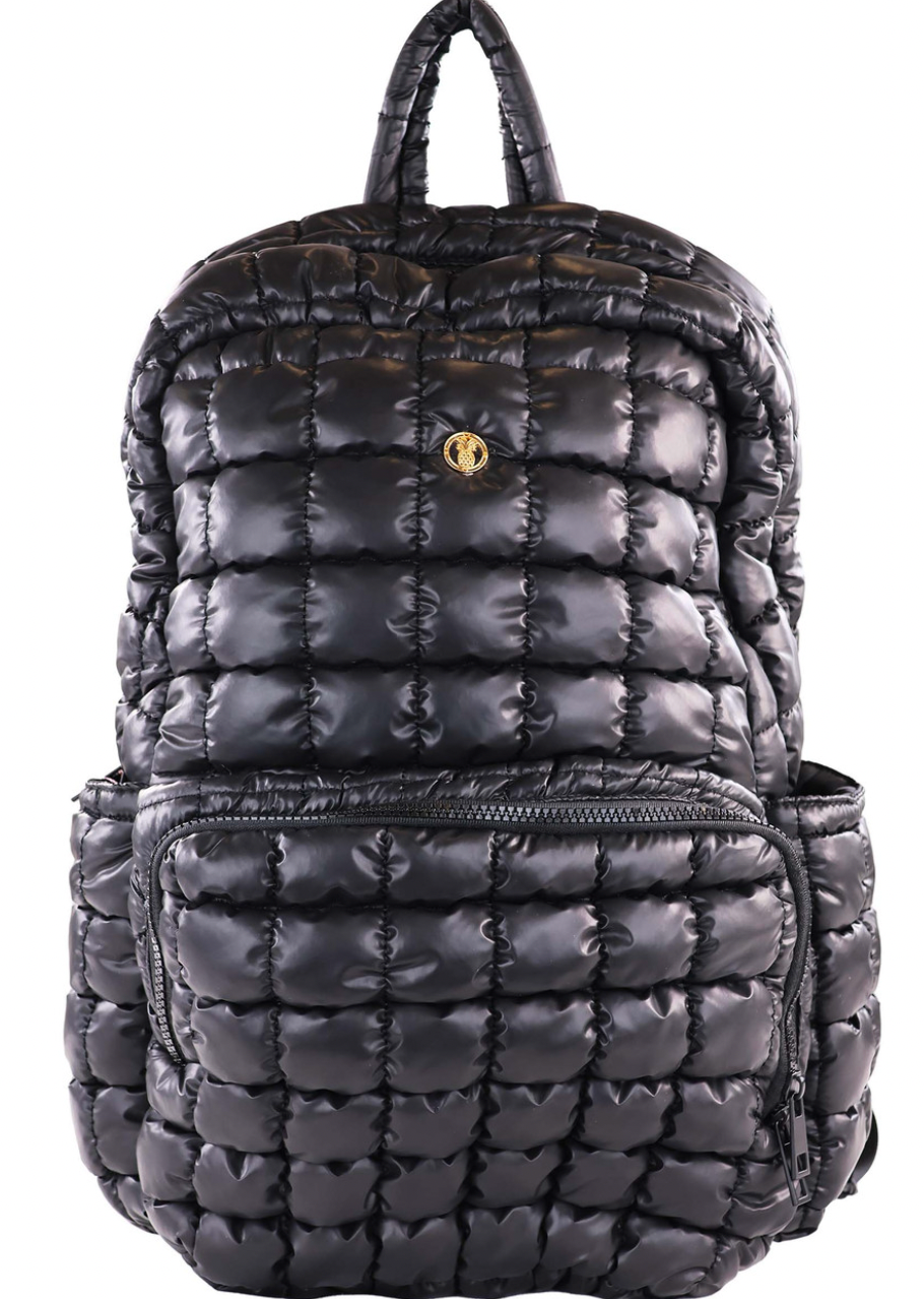 Simply Southern Puff Backpack- Black