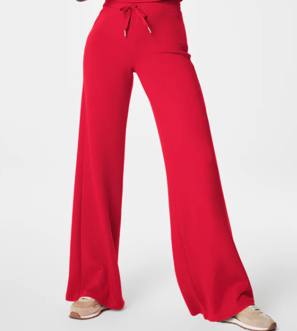 Spanx AirEssentials Wide Leg Pant- Spanx Red