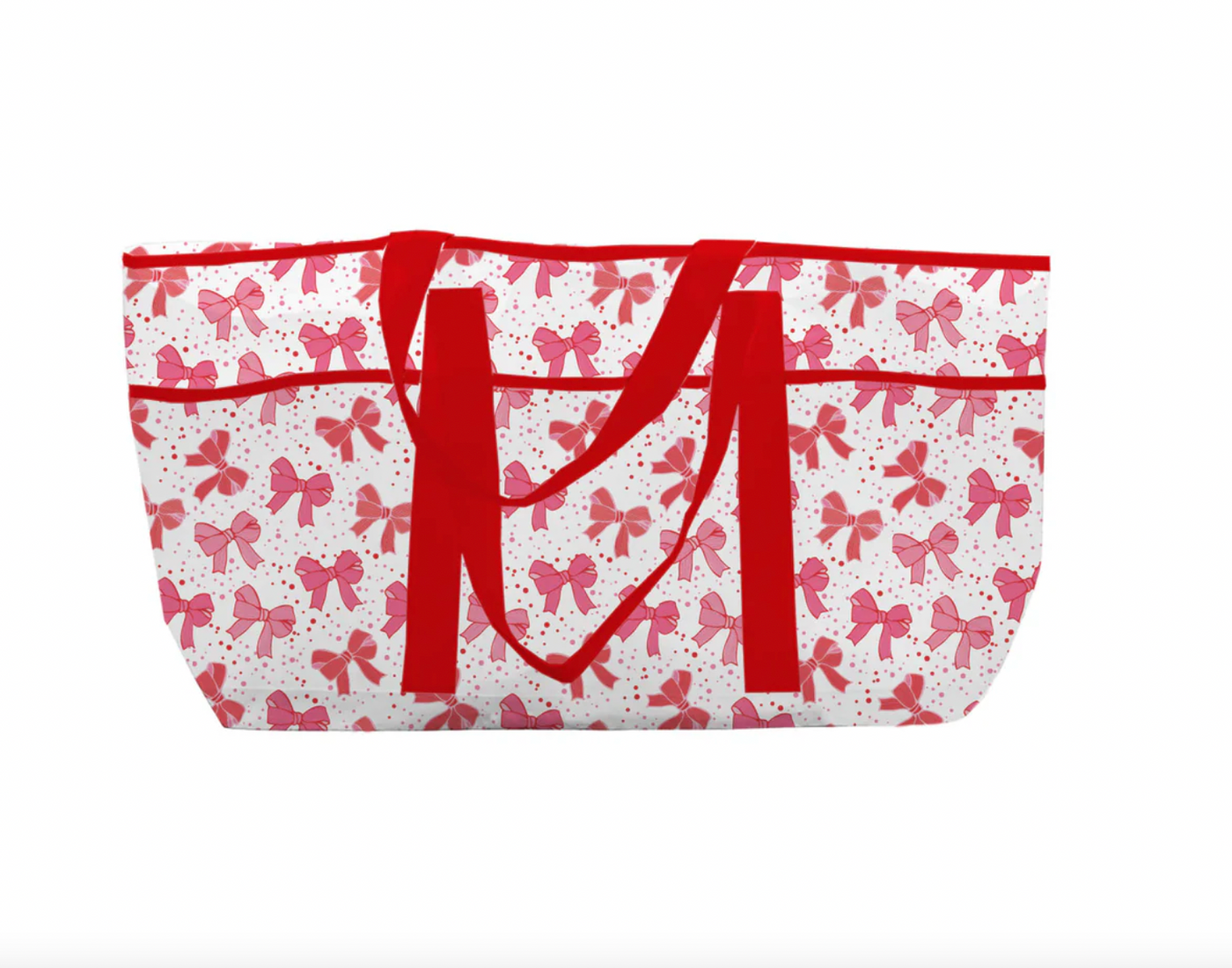 Mary Square Bows Utility Tote Bag