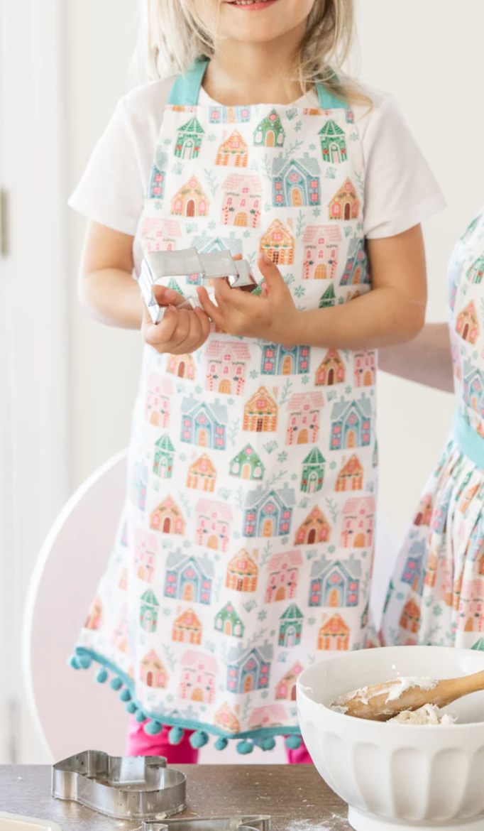 Mary Square Kids Apron- Gingerbread