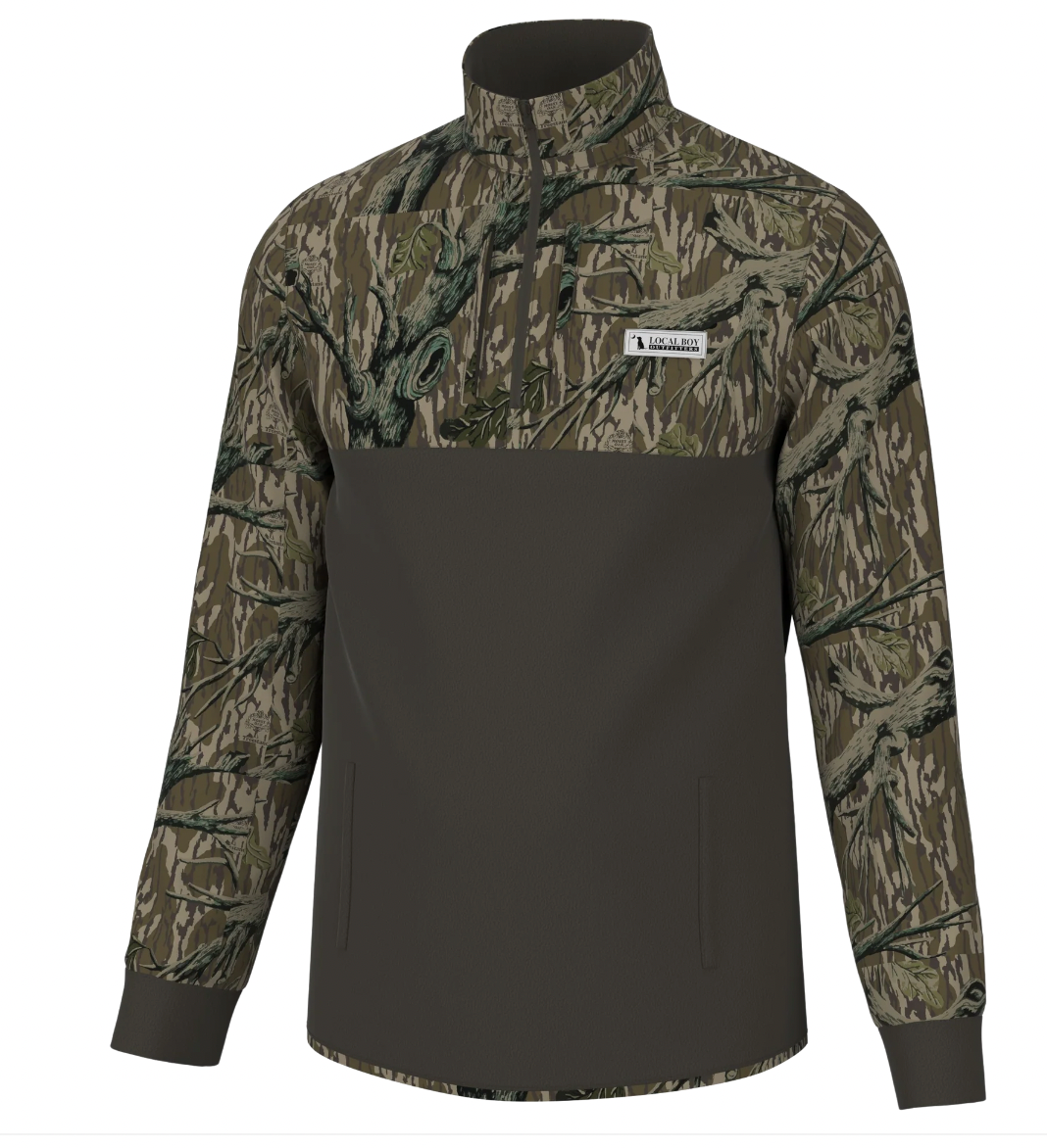 Local Boy Fielder Quarter-Zip Pullover in Treestand