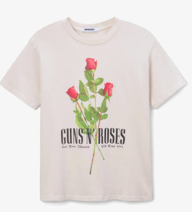 Daydreamer Guns N Roses Use Your Illusion Roses Weekend Tee