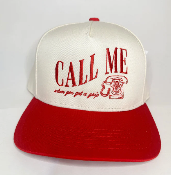 The Happiest Call Me Hat in Red