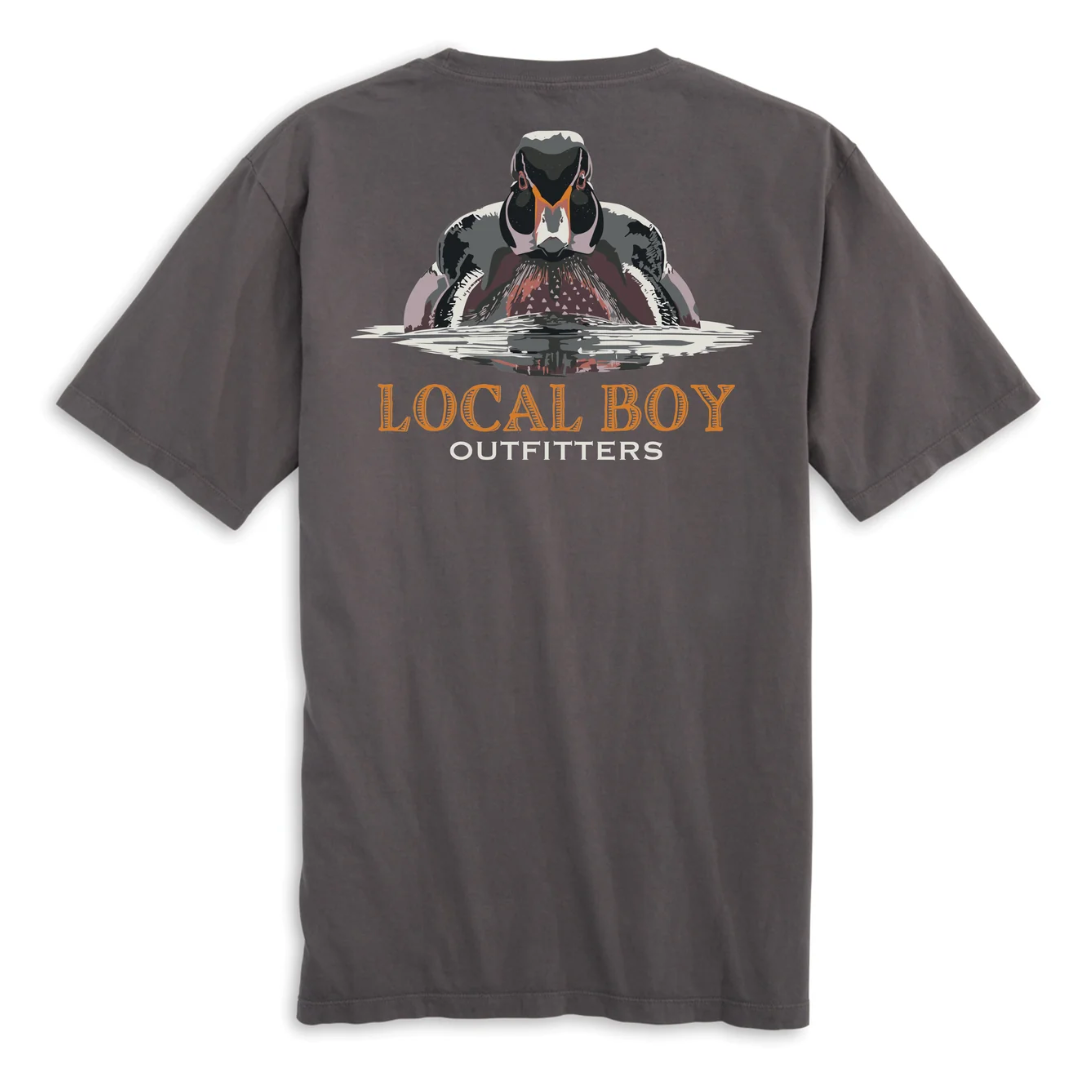 Local Boy Woodrow SS Tee in Gray