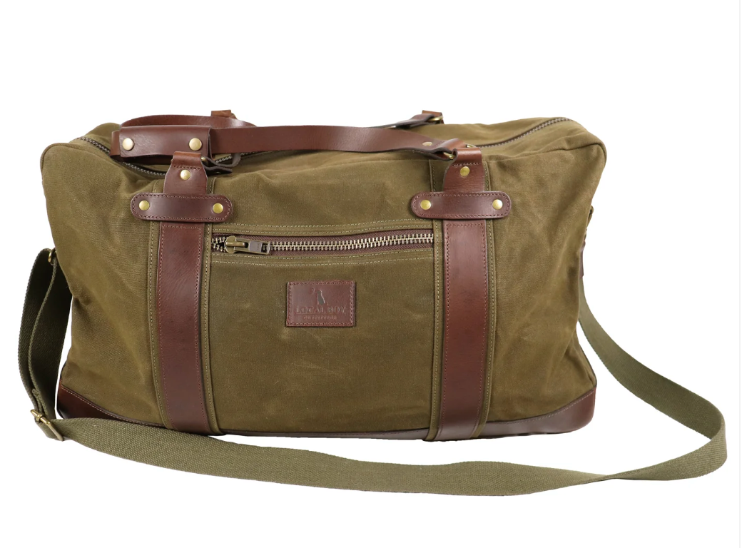 Local Boy Leather Duffle Bag