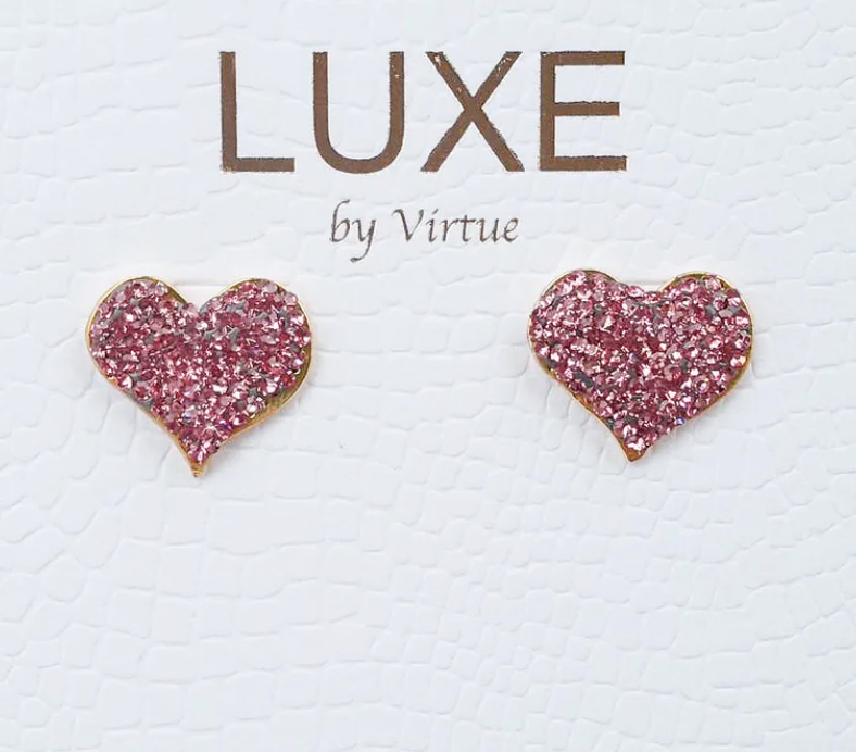 Virtue Jewelry The Luxe Juliet Studs -Blush