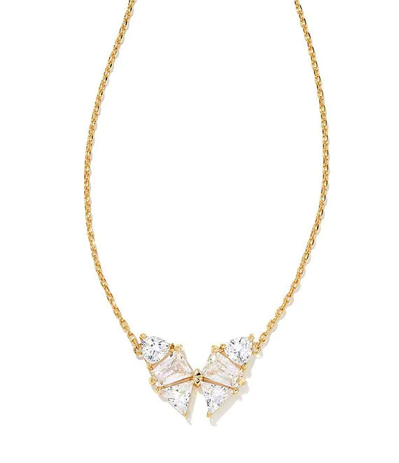 Kendra Scott Blair Butterfly Necklace in Gold