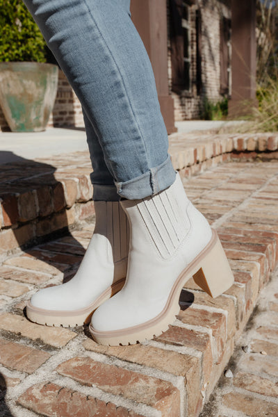 Dolce Vita Caster H2O Booties in Ivory