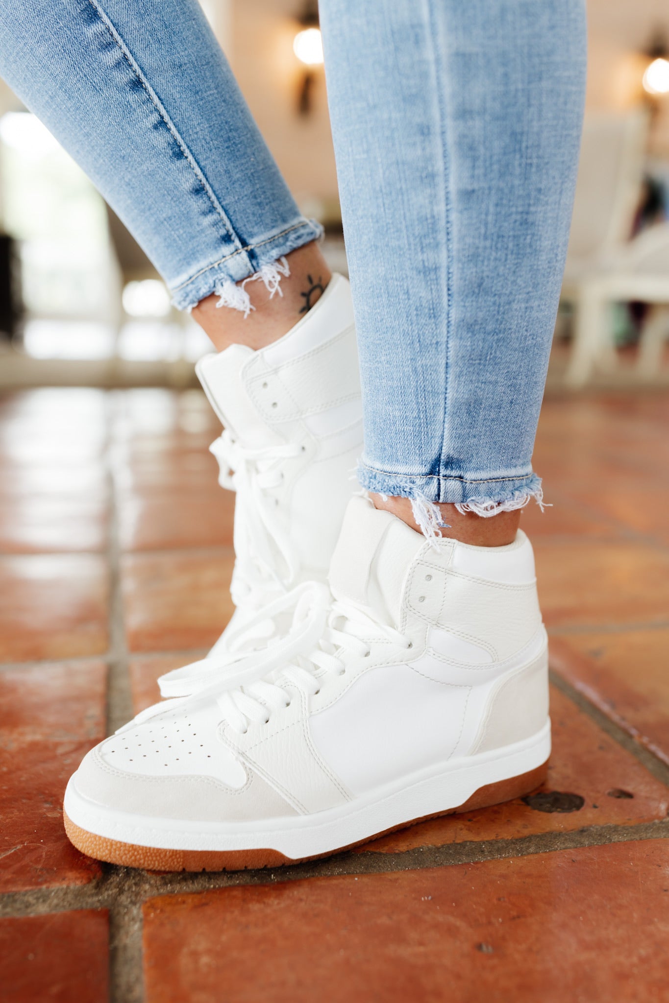 ShuShop Rebecca Bone High Top Sneaker