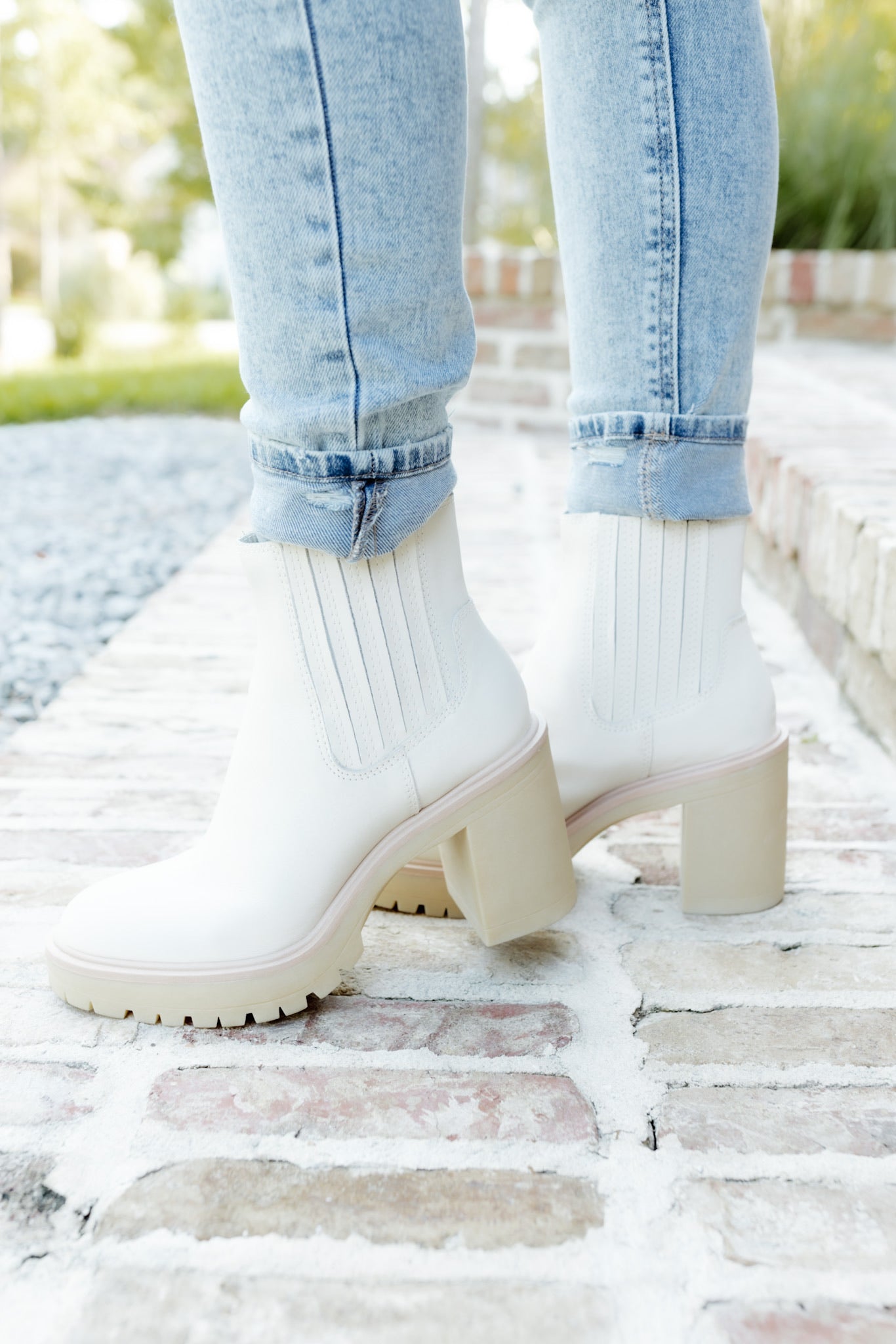 Dolce Vita Caster H2O Booties in Ivory