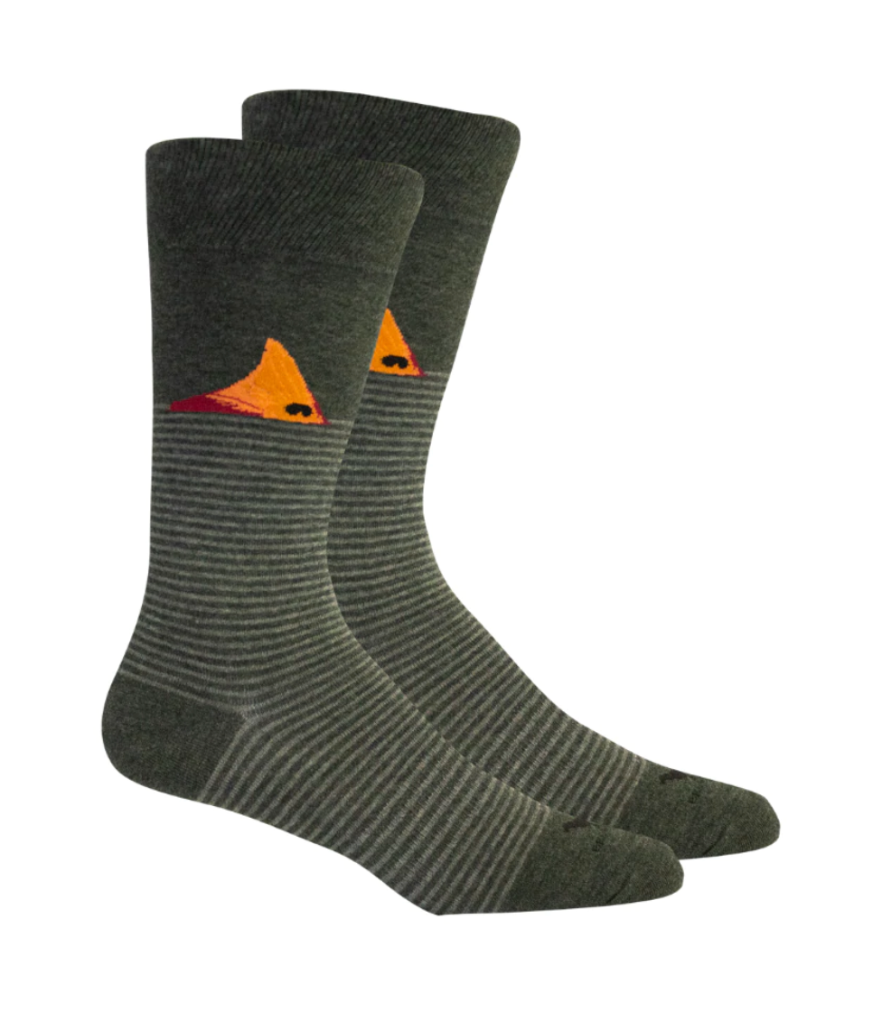 Brown Dog "Fort Fisher - Dk Grey" Socks