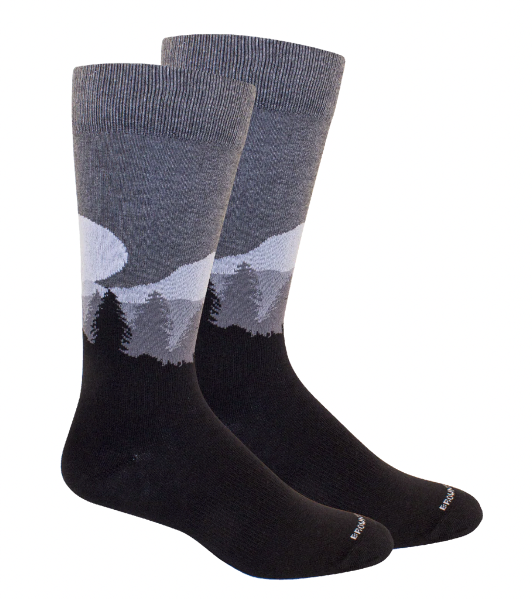 Brown Dog "Boone Black" Socks