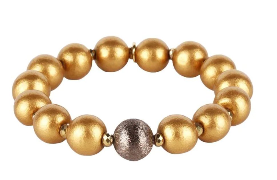 BuDhaGirl Shaanti Bracelet - Gold