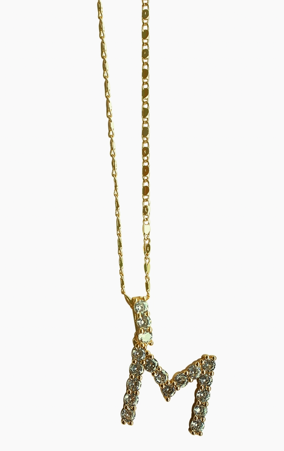 Gemelli Ariel Initial Necklace