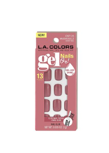 Gel Press on Nail Kit (12 pcs- nail glue included) - Mauve