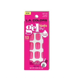 Gel Press on Nail Kit (12 pcs- nail glue included) - Fuchsia