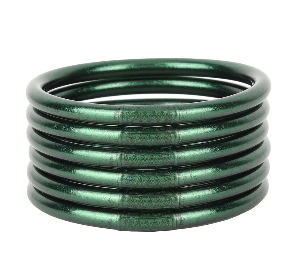 BuDhaGirl Frond All Weather Bangles - Set of 6