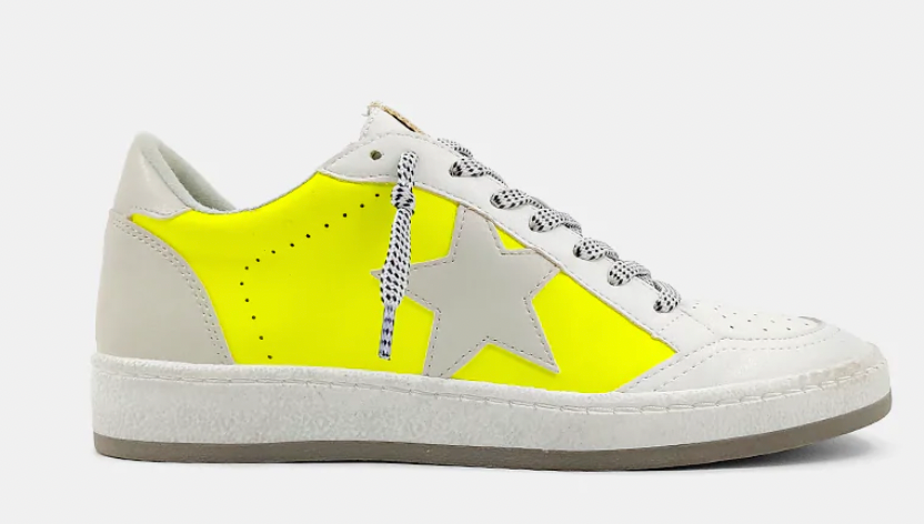 ShuShop Neon Yellow Paz Sneaker