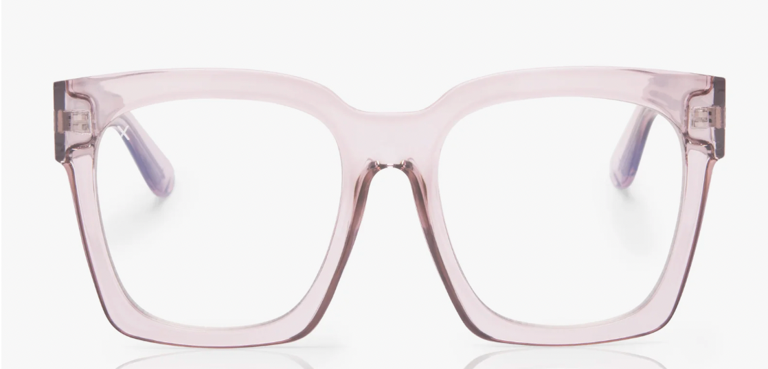 Dime Eyewear Anonymous Cotton Candy Pink + Blue Light Glasses