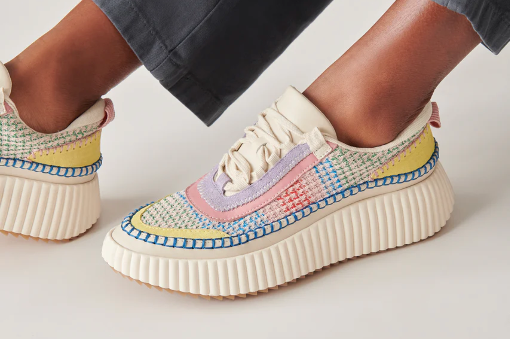 Dolce Vita Dolen Sneakers in Woven Funfetti – Fly Boutique