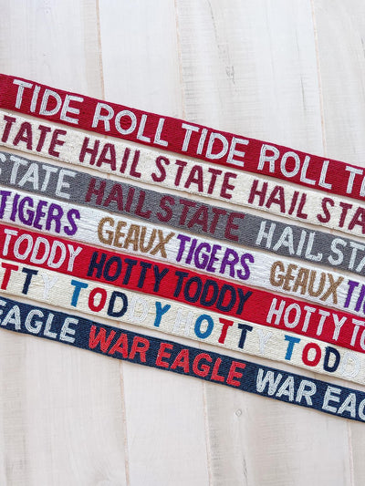 Beaded Gameday Strap - Hotty Toddy Red