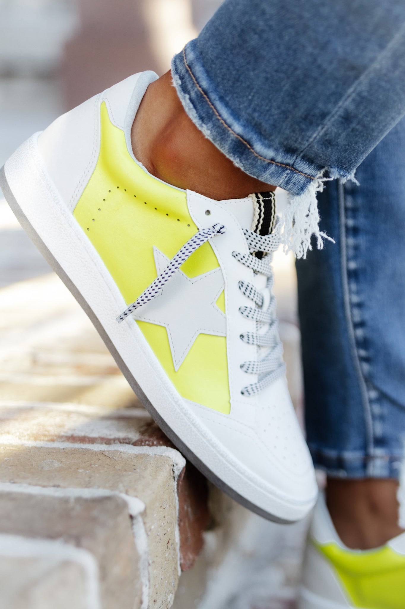 ShuShop Neon Yellow Paz Sneaker