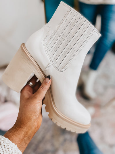 Dolce Vita Caster H2O Booties in Ivory