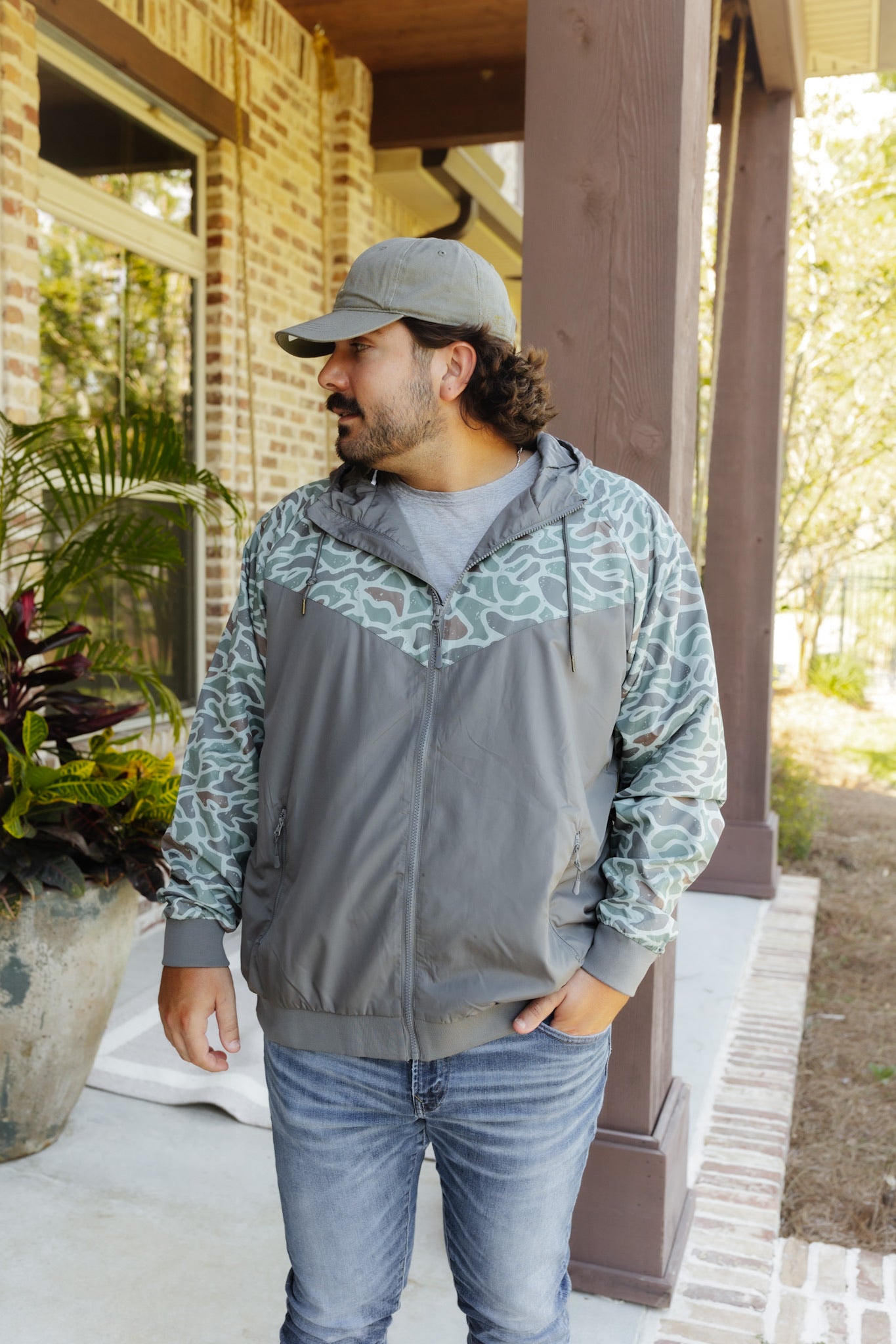 Burlebo Retro Duck Camo Windbreaker