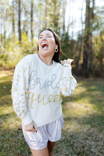 Queen Of Sparkles Bridal Queen Sweater