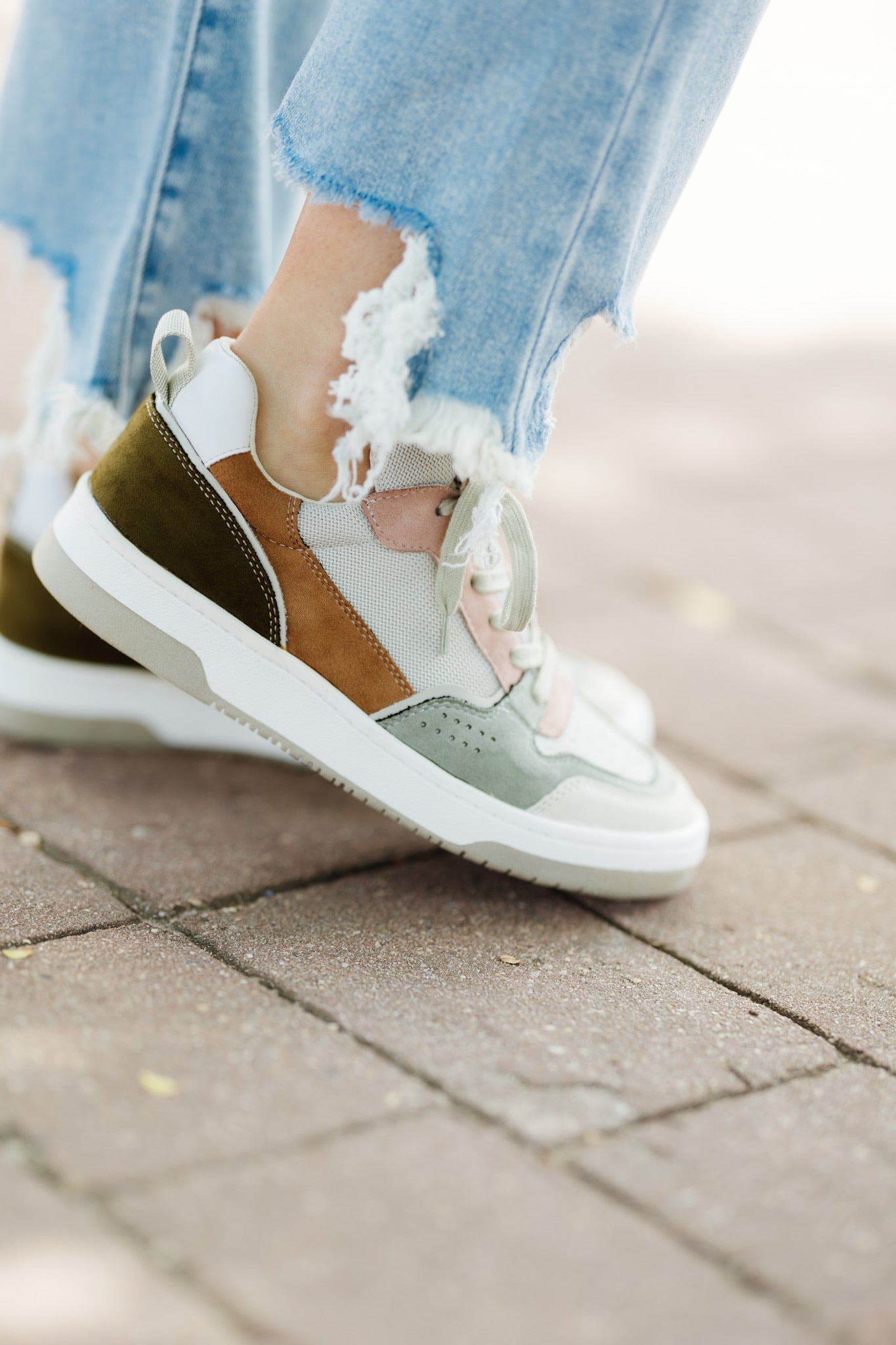 ShuShop Romi Green Mix Sneaker