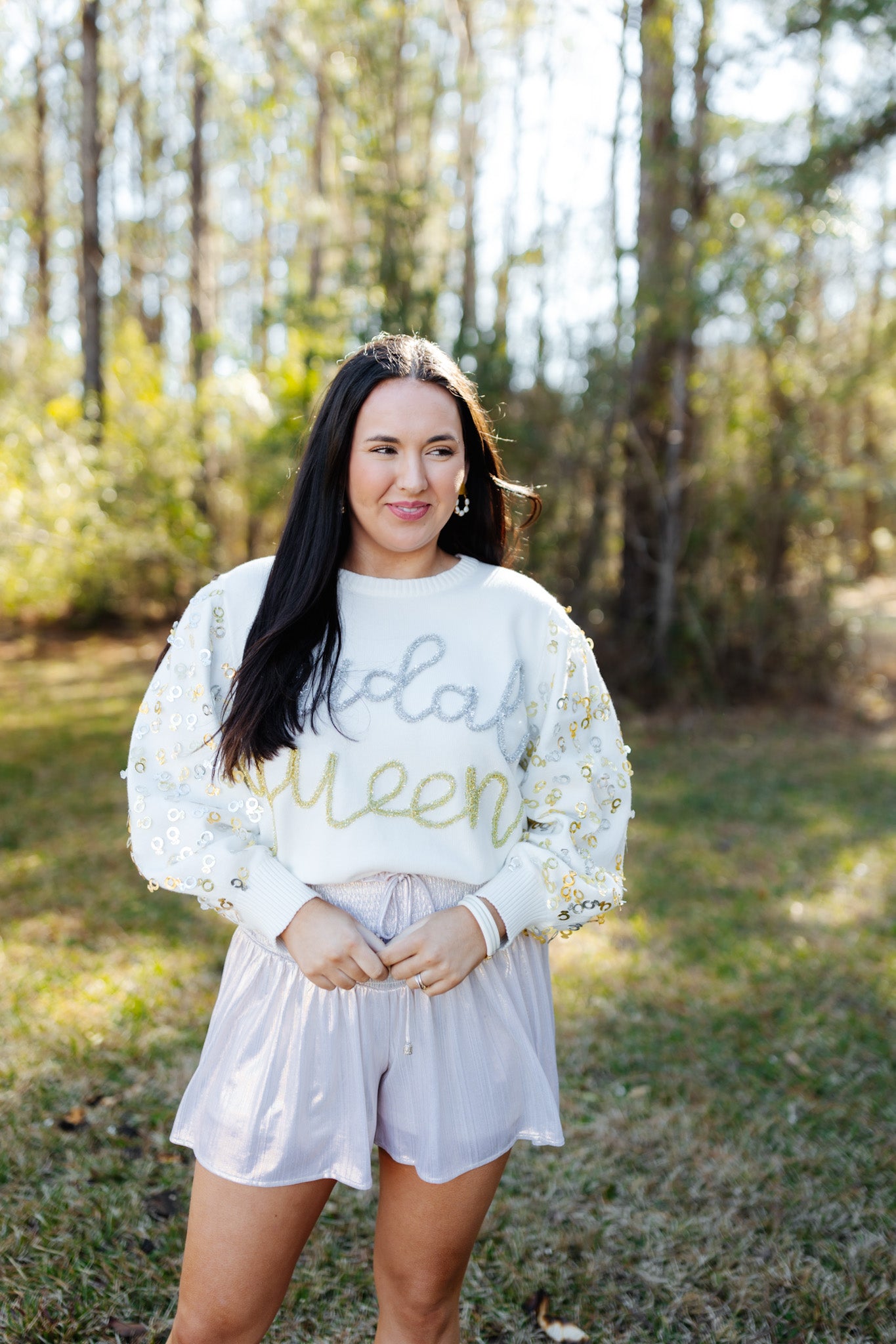 Queen Of Sparkles Bridal Queen Sweater