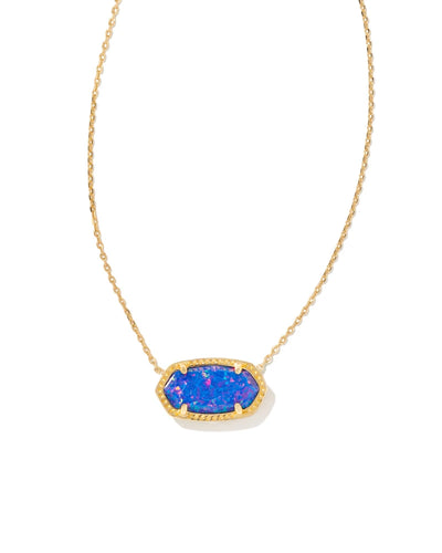 Kendra Scott Elisa Gold Necklace in Indigo Opal